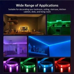 USB 1-30M LED fénycsík RGB 5050 Bluetooth Wifi APP Control Luces Led Light Strip Lighting Music Sync Party PC TV Living R