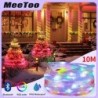 Led Fairy Light Strip karácsonyi fények Smart Bluetooth USB Music Festoon Street Garland esküvői születésnapi parti dekoráció ot