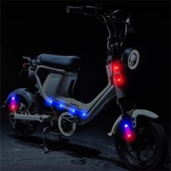 Mini LED napelemes autó figyelmeztető lámpa Éjszakai biztonsági szimulált riasztó, vezeték nélküli lopásgátló figyelmeztető lámp