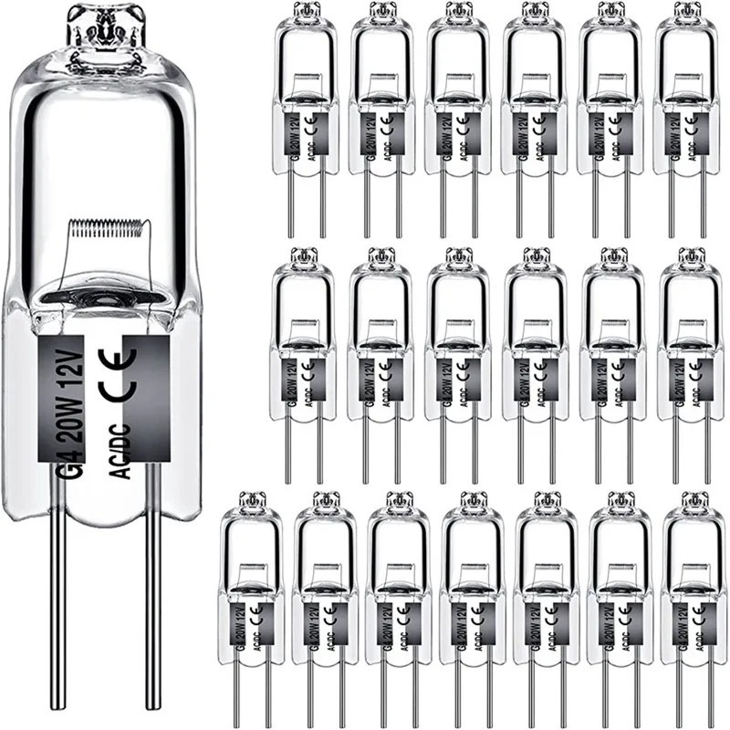 Nagyker 10 DB 12V 5W 10W 20W 35W 50W G4 izzók behelyezett gyöngyök kristály lámpa halogén lámpák beltéri világítás izzók 2