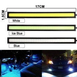 6 db Szuper fényes 17 cm-es LED COB Köd Nappali Futólámpa Vízálló 12V 6500K Autófény Auto Belső Styling Bár lámpa