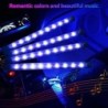 Neon 48 72 LED autóbelső lábvilágítás USB vezeték nélküli zenei alkalmazásvezérléssel, automatikus RGB hangulatú dekorációs lámp