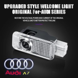 2 db Autóajtó üdvözlő lámpa Led HD projektor lámpa Udvari lámpák Audi SLine S3 S4 S7 S6 A5 A3 A4 RS A6L A7 A4L Q5 Q7 A8L Q3