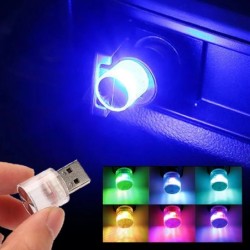 1db autós Mini USB LED hordozható világítás Plug Play környezeti fény dekoratív hangulati lámpák belső környezetbarát világítási