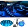 3M Atmosphere Lamp EL Cold Light Line USB DIY dekoratív műszerfal konzollal Auto LED környezeti fény autóbelső kiegészítők