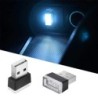 Mini USB LED éjszakai lámpák autó belső légkör lámpa autó dekoráció környezeti világítás LED neon izzó autós áruk 5V fehér piros