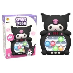 Új Kuromi Quick Push Game Pop up Fidget Bubble Electronic Pop it Pro játék Könnyű stresszoldó játék felnőtt és gyerek ajándékdob