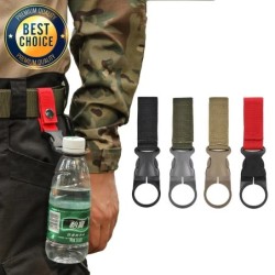 Heveder csat kampó vizespalack tartó klip kültéri nylon EDC hegymászó karabiner öv hátizsák Akasztó tábor karabiner övcsipesz