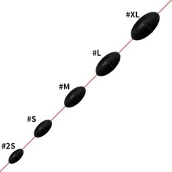 60db 10-es csoportos szett gumi űrbab ponty légyhal gumi ovális dugó úszós horgász ponty dugó Bobber olíva horgászeszközök