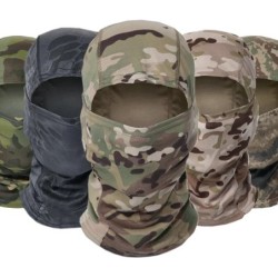 Camouflage Outdoor Riding Mask Outdoor Sun Protection Single Hole Quick Dry Mesh Mask