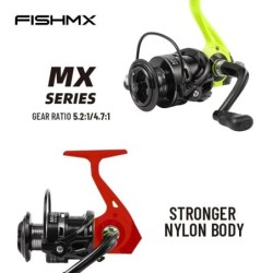 Fishmx Full Metal Spool Grip Sósvízi Édesvízi Pergető Orsó Bármilyen halfajhoz alkalmas horgászzsinór