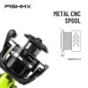 Fishmx Full Metal Spool Grip Sósvízi Édesvízi Pergető Orsó Bármilyen halfajhoz alkalmas horgászzsinór