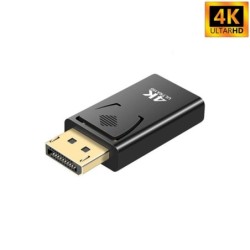 4K 1080P DisplayPort-HDMI-kompatibilis adapter DP dugó-nő HD TV HDMI-kompatibilis video-audió kábel PC TV laptophoz