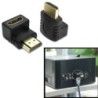 HDMI-kompatibilis adapter 90, 270 fokos derékszögű dugasz-alj konverter 4K HD csatlakozó mini/mikro HDMI-kompatibilis hosszabbít