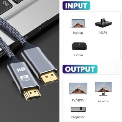 DP-HDMI kompatibilis kábel 4K 60Hz DisplayPort-HD adapter Display Port Video Audio PC HDTV projektor laptophoz