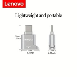 Lenovo Micro SD kártyaolvasó, USB C - SD kártyaolvasó, C típusú TF memóriakártya olvasó USB C - USB adapterrel