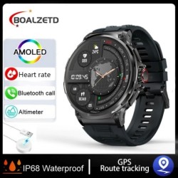 Huawei Xiaomi GPS Track Smart Watch Férfi 1,85 hüvelykes Ultra HD AMOLED képernyőhöz 710 Mah akkumulátor Bluetooth hívás SmartWa