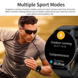 LIGE Smart Watch Férfi Női Teljes érintőképernyős Sport Fitness Watch Man IP67 Vízálló Bluetooth Android IOS Okosóra Férfi