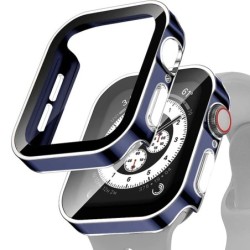 Huzat Apple Watch Case 45mm 44mm 49mm 41mm 40mm 46mm 42mm Edzett üveg képernyővédő fólia Series 10 7 8 9 SE 6 5 4 Ultra 2