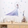 Aranyos Olaf Elsa királynő Anna hercegnő anime fali matricák gyerekszoba alaplap Lakásdekoráció Rajzfilm Falfestmény Frozen Movi