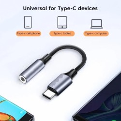 USB Type C – 3.5 Jack fülhallgató adapter USB-C 3 5 mm-es audiokábel átalakító iPhone 15 15 Pro MAX telefonhoz Samsung Galaxy Hu