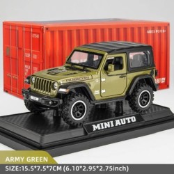 Off-Road 7 ajtós Wrangler Diecast játékautó modellhez, 1/32-es fémötvözet jármű gyerekeknek fiúknak lányok felnőtteknek, nyitott