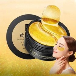 60db Golden Moisturizing Eye Mask Relieve Eye Fatigue Nourish Eye Area Collagen Crystal Eye Mask Korean Skin Care Masks