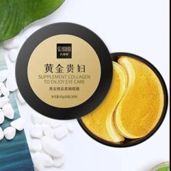 60db Golden Moisturizing Eye Mask Relieve Eye Fatigue Nourish Eye Area Collagen Crystal Eye Mask Korean Skin Care Masks