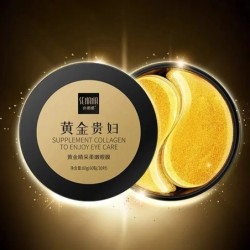 60db Golden Moisturizing Eye Mask Relieve Eye Fatigue Nourish Eye Area Collagen Crystal Eye Mask Korean Skin Care Masks