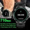 For Xiaomi Huawei 1.85"ultra HD Bluetooth Call Smart Watch Men GPS Track 710mAH Large Battery 400+Dial IP68Waterproof Smartwatch