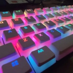 OEM profil PBT billentyűsapkák 108 billentyűs puding kulcssapka Cherry MX Switch mechanikus billentyűzethez RGB Gamer háttérvilá