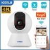 KERUI 5MP 8MP 4K HD Tuya Smart Mini WiFi IP kamera beltéri vezeték nélküli biztonsági otthoni CCTV megfigyelő kamera automatikus