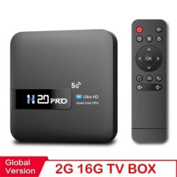 HONGTOP H20PRO Smart TV Box WiFi6 Android 10 6K 4K 3D Media Player TV Box Android 2.4G&5G WIFI Very Fast 1080P Set Top Box