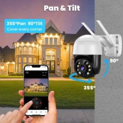 4K 8MP Smart Wifi PTZ kamera 5x digitális zoom AI emberészlelés ONVIF vezeték nélküli CCTV IP kamera Iptv biztonsági védelem