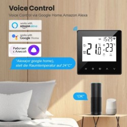 Tuya WiFi/ZigBee intelligens termosztát hőmérséklet víz elektromos padlófűtés gázkazán vezérlő támogatás Alice Alexa Google főol