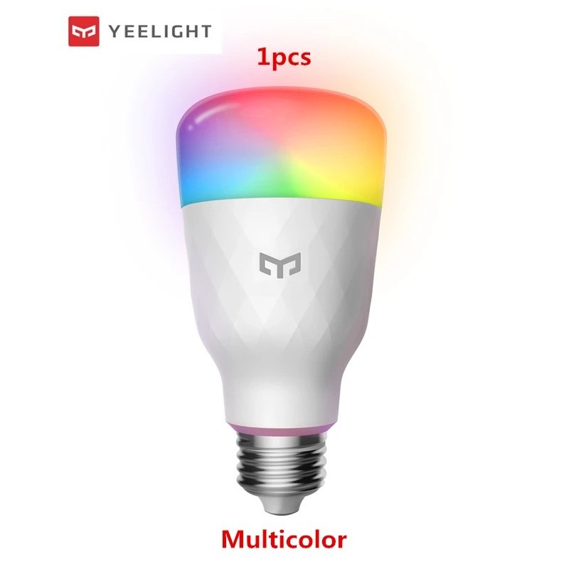 Yeelight Smart LED izzó W3 színes / szabályozható meleg fehér légköri lámpa fénye E27 hangvezérlés Xiaomi mi otthonhoz Google Ho