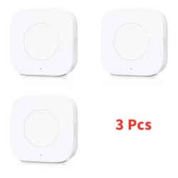 Aqara Sensor Smart Wireless Mini Switch kulcs Zigbee Connection Távirányító Egy kulcsos vezérlőgomb Otthoni biztonság Mihome Hom