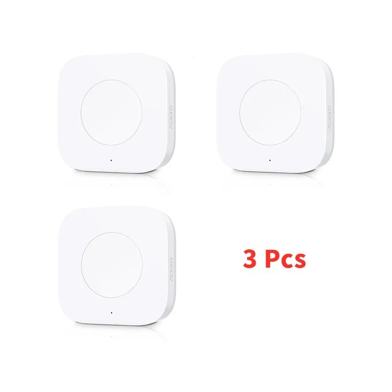 Aqara Sensor Smart Wireless Mini Switch kulcs Zigbee Connection Távirányító Egy kulcsos vezérlőgomb Otthoni biztonság Mihome Hom