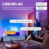 Intelligens WIFI LED kerek mennyezeti lámpa RGBCW Tuya APP szabályozható, kompatibilis az Alexa Google Assistant for Bedroom szo