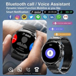 Huawei Smart Watch férfi karóra 4 Pro AMOLED HD képernyő Bluetooth hívás NFC állapotfigyelő okosóra 2024 új óra GT4Pro