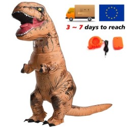 T-rex felfújható ruha Tyrannosaurus dinoszaurusz jelmez gyerek felnőtt szerepjáték díszes Halloween kabala parti ruházat