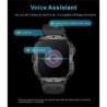 2024 New For Xiaomi 1.96" Bluetooth Call Military Smart Watch Men 5ATM Outdoor Sports Fitness Tracker Health Monitor Smartwatch