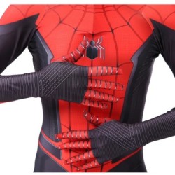 Kiváló minőségű Superhero Spidermans jelmez Body gyerekeknek Felnőtt Spandex Zentai Halloween Party Cosplay Jumpsuit 3D stílusba