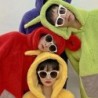 Gyerekek Felnőtt Teletubbies Jelmezek Puha Hosszú ujjú Pizsama Jelmez Lala Otthoni Ruhák Cosplay Felnőtt Uniszex Parti viselet