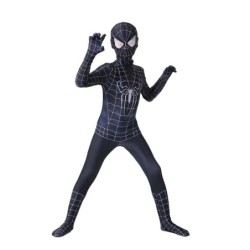 Fiúk Lányok Pókember jelmez Szuperhős Jumpsuit Miles Morales Pókember Cosplay Zentai Body 3D stílusú Halloween ruhák