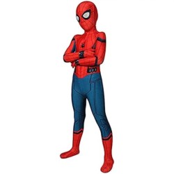 Pókember jelmez gyerekeknek Felnőtt Tobey Maguire Cosplay Bodysuit szuperhős Zentai öltöny Jumpsuit Halloween farsangi parti jel