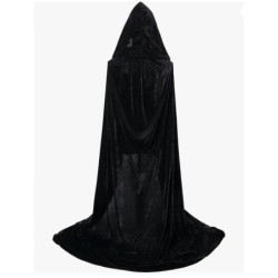 Karácsonyi Pleuche bársony köpeny Cape kapucnis középkori jelmez Wicca boszorkány vámpír Halloween karácsonyi cosplay jelmez köp