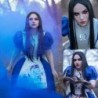 Anime Alice hercegnő ruha szobalány kötény ruha játék Madness Returns Alice Cosplay jelmez női lányoknak Halloween Party