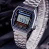 Casio karóra ezüst férfi óra szett márka luxus LED digitális vízálló kvarc férfi karóra Sport karóra 