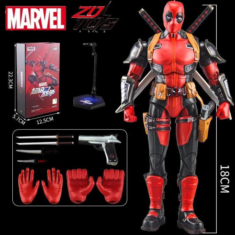 ZD Toys Deadpool & Wolverine Action figures Deadpool Boxed Wolverine  Collection Adult Action Figures Kids Toy